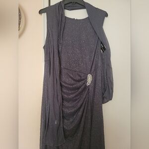 Elegant Purple Evening Dress